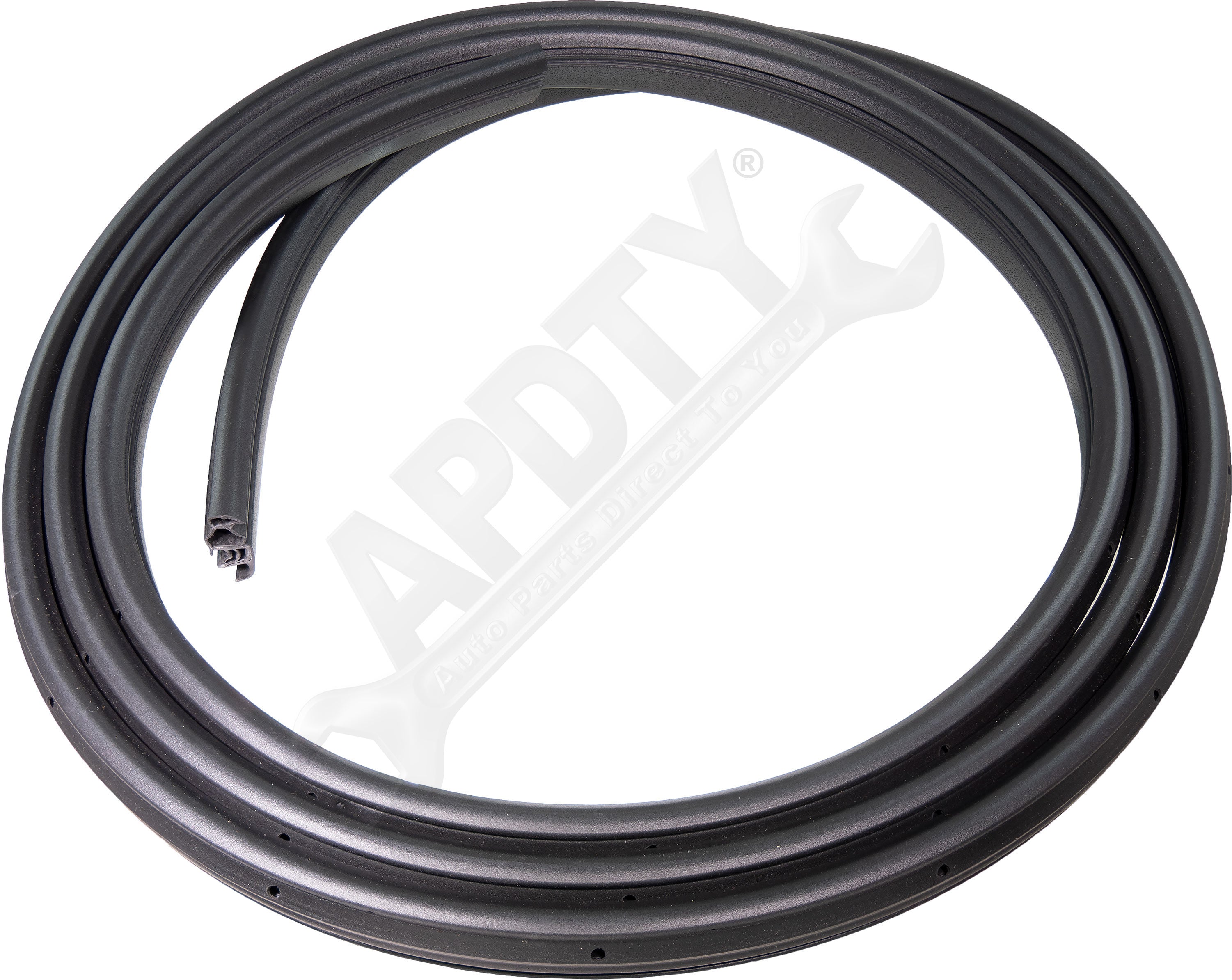 APDTY, APDTY 141554 Rubber Weatherstrip Body Side Door Seal Super Duty Extended Cab