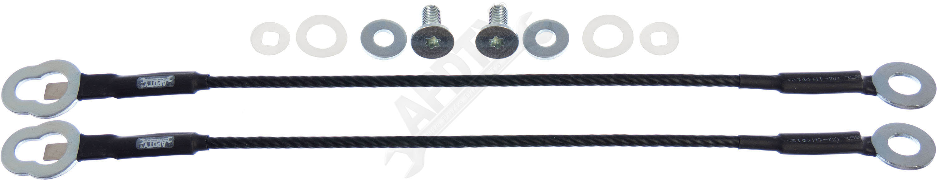 APDTY, APDTY 141863 Tailgate Cable Pair Left & Right 2004-2006 Toyota Tundra Double Cab